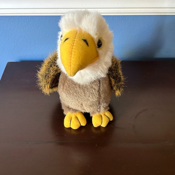 NWOT Vintage LOGO BEAR Eagle Plush Toy Stuffed Animal 1999 - Picture 3 of 11
